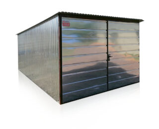 Garaj de tablă, galvanizat panou larg , poartă cu două aripi