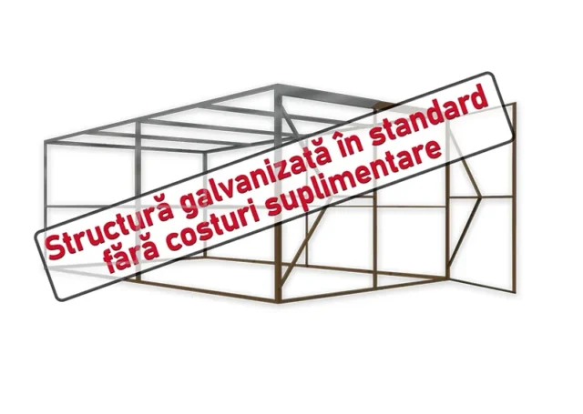 Eurostal.ro - Structură galvanizată în standard – fără costuri suplimentare